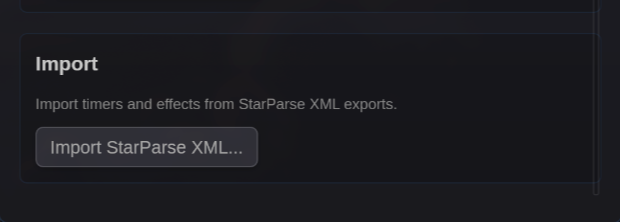 Import preview modal